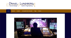 Desktop Screenshot of lundbergsound.com