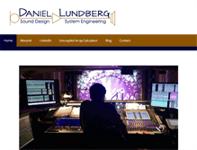 Tablet Screenshot of lundbergsound.com